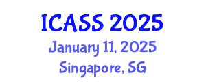 International Conference on Anthropological and Sociological Sciences (ICASS) January 11, 2025 - Singapore, Singapore