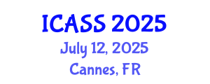 International Conference on Anthropological and Sociological Sciences (ICASS) July 12, 2025 - Cannes, France
