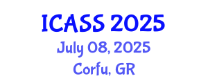 International Conference on Anthropological and Sociological Sciences (ICASS) July 08, 2025 - Corfu, Greece