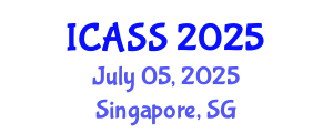 International Conference on Anthropological and Sociological Sciences (ICASS) July 05, 2025 - Singapore, Singapore