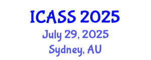 International Conference on Anthropological and Sociological Sciences (ICASS) July 29, 2025 - Sydney, Australia