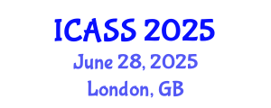 International Conference on Anthropological and Sociological Sciences (ICASS) June 28, 2025 - London, United Kingdom