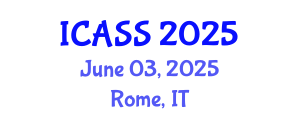 International Conference on Anthropological and Sociological Sciences (ICASS) June 03, 2025 - Rome, Italy