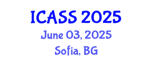 International Conference on Anthropological and Sociological Sciences (ICASS) June 03, 2025 - Sofia, Bulgaria