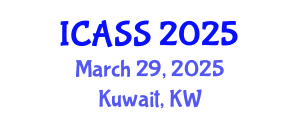 International Conference on Anthropological and Sociological Sciences (ICASS) March 29, 2025 - Kuwait, Kuwait