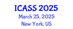 International Conference on Anthropological and Sociological Sciences (ICASS) March 25, 2025 - New York, United States