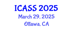 International Conference on Anthropological and Sociological Sciences (ICASS) March 29, 2025 - Ottawa, Canada