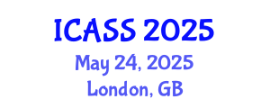 International Conference on Anthropological and Sociological Sciences (ICASS) May 24, 2025 - London, United Kingdom
