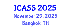International Conference on Anthropological and Sociological Sciences (ICASS) November 29, 2025 - Bangkok, Thailand