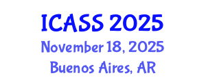 International Conference on Anthropological and Sociological Sciences (ICASS) November 18, 2025 - Buenos Aires, Argentina