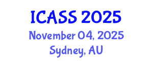 International Conference on Anthropological and Sociological Sciences (ICASS) November 04, 2025 - Sydney, Australia