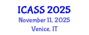 International Conference on Anthropological and Sociological Sciences (ICASS) November 11, 2025 - Venice, Italy