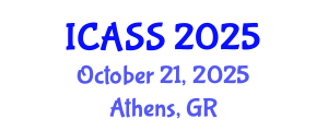 International Conference on Anthropological and Sociological Sciences (ICASS) October 21, 2025 - Athens, Greece