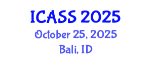 International Conference on Anthropological and Sociological Sciences (ICASS) October 25, 2025 - Bali, Indonesia