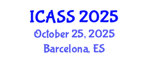 International Conference on Anthropological and Sociological Sciences (ICASS) October 25, 2025 - Barcelona, Spain