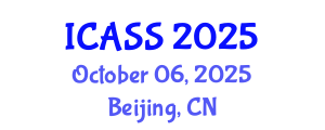 International Conference on Anthropological and Sociological Sciences (ICASS) October 06, 2025 - Beijing, China