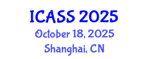 International Conference on Anthropological and Sociological Sciences (ICASS) October 18, 2025 - Shanghai, China