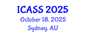 International Conference on Anthropological and Sociological Sciences (ICASS) October 18, 2025 - Sydney, Australia