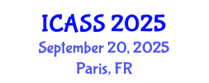 International Conference on Anthropological and Sociological Sciences (ICASS) September 20, 2025 - Paris, France