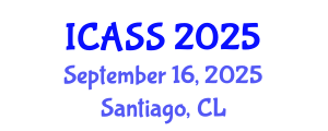 International Conference on Anthropological and Sociological Sciences (ICASS) September 16, 2025 - Santiago, Chile