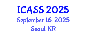 International Conference on Anthropological and Sociological Sciences (ICASS) September 16, 2025 - Seoul, Republic of Korea