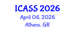 International Conference on Anthropological and Sociological Sciences (ICASS) April 06, 2026 - Athens, Greece International Conference on Anthropological and Sociological Sciences (ICASS) April 06, 2026 - Athens, Greece