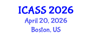 International Conference on Anthropological and Sociological Sciences (ICASS) April 20, 2026 - Boston, United States International Conference on Anthropological and Sociological Sciences (ICASS) April 20, 2026 - Boston, United States
