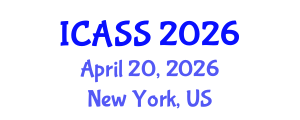 International Conference on Anthropological and Sociological Sciences (ICASS) April 20, 2026 - New York, United States International Conference on Anthropological and Sociological Sciences (ICASS) April 20, 2026 - New York, United States