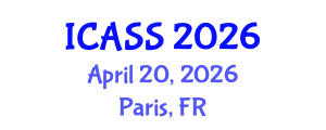 International Conference on Anthropological and Sociological Sciences (ICASS) April 20, 2026 - Paris, France International Conference on Anthropological and Sociological Sciences (ICASS) April 20, 2026 - Paris, France