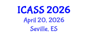 International Conference on Anthropological and Sociological Sciences (ICASS) April 20, 2026 - Seville, Spain International Conference on Anthropological and Sociological Sciences (ICASS) April 20, 2026 - Seville, Spain
