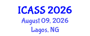International Conference on Anthropological and Sociological Sciences (ICASS) August 09, 2026 - Lagos, Nigeria International Conference on Anthropological and Sociological Sciences (ICASS) August 09, 2026 - Lagos, Nigeria
