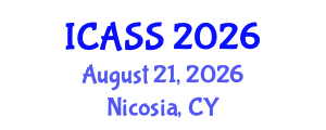 International Conference on Anthropological and Sociological Sciences (ICASS) August 21, 2026 - Nicosia, Cyprus International Conference on Anthropological and Sociological Sciences (ICASS) August 21, 2026 - Nicosia, Cyprus