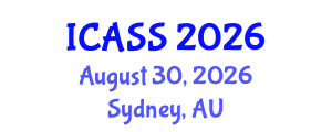 International Conference on Anthropological and Sociological Sciences (ICASS) August 30, 2026 - Sydney, Australia International Conference on Anthropological and Sociological Sciences (ICASS) August 30, 2026 - Sydney, Australia