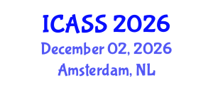 International Conference on Anthropological and Sociological Sciences (ICASS) December 02, 2026 - Amsterdam, Netherlands International Conference on Anthropological and Sociological Sciences (ICASS) December 02, 2026 - Amsterdam, Netherlands