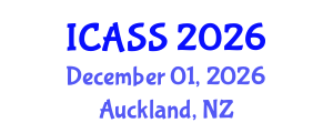 International Conference on Anthropological and Sociological Sciences (ICASS) December 01, 2026 - Auckland, New Zealand International Conference on Anthropological and Sociological Sciences (ICASS) December 01, 2026 - Auckland, New Zealand