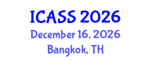 International Conference on Anthropological and Sociological Sciences (ICASS) December 16, 2026 - Bangkok, Thailand International Conference on Anthropological and Sociological Sciences (ICASS) December 16, 2026 - Bangkok, Thailand