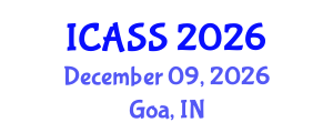 International Conference on Anthropological and Sociological Sciences (ICASS) December 09, 2026 - Goa, India International Conference on Anthropological and Sociological Sciences (ICASS) December 09, 2026 - Goa, India