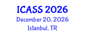 International Conference on Anthropological and Sociological Sciences (ICASS) December 20, 2026 - Istanbul, Turkey International Conference on Anthropological and Sociological Sciences (ICASS) December 20, 2026 - Istanbul, Turkey