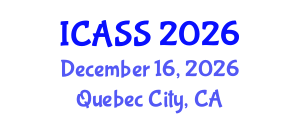 International Conference on Anthropological and Sociological Sciences (ICASS) December 16, 2026 - Quebec City, Canada