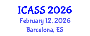 International Conference on Anthropological and Sociological Sciences (ICASS) February 12, 2026 - Barcelona, Spain International Conference on Anthropological and Sociological Sciences (ICASS) February 12, 2026 - Barcelona, Spain