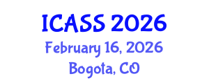 International Conference on Anthropological and Sociological Sciences (ICASS) February 16, 2026 - Bogota, Colombia