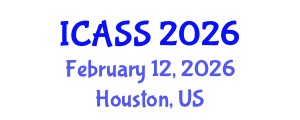 International Conference on Anthropological and Sociological Sciences (ICASS) February 12, 2026 - Houston, United States International Conference on Anthropological and Sociological Sciences (ICASS) February 12, 2026 - Houston, United States
