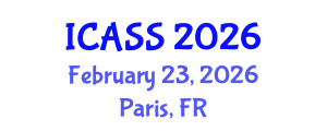 International Conference on Anthropological and Sociological Sciences (ICASS) February 23, 2026 - Paris, France International Conference on Anthropological and Sociological Sciences (ICASS) February 23, 2026 - Paris, France