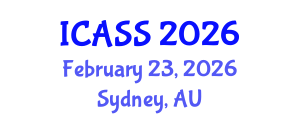 International Conference on Anthropological and Sociological Sciences (ICASS) February 23, 2026 - Sydney, Australia International Conference on Anthropological and Sociological Sciences (ICASS) February 23, 2026 - Sydney, Australia