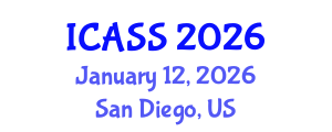 International Conference on Anthropological and Sociological Sciences (ICASS) January 12, 2026 - San Diego, United States International Conference on Anthropological and Sociological Sciences (ICASS) January 12, 2026 - San Diego, United States