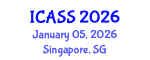 International Conference on Anthropological and Sociological Sciences (ICASS) January 05, 2026 - Singapore, Singapore International Conference on Anthropological and Sociological Sciences (ICASS) January 05, 2026 - Singapore, Singapore