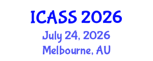 International Conference on Anthropological and Sociological Sciences (ICASS) July 24, 2026 - Melbourne, Australia International Conference on Anthropological and Sociological Sciences (ICASS) July 24, 2026 - Melbourne, Australia