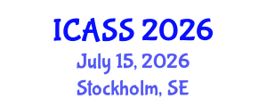 International Conference on Anthropological and Sociological Sciences (ICASS) July 15, 2026 - Stockholm, Sweden International Conference on Anthropological and Sociological Sciences (ICASS) July 15, 2026 - Stockholm, Sweden