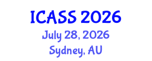 International Conference on Anthropological and Sociological Sciences (ICASS) July 28, 2026 - Sydney, Australia International Conference on Anthropological and Sociological Sciences (ICASS) July 28, 2026 - Sydney, Australia