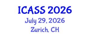 International Conference on Anthropological and Sociological Sciences (ICASS) July 29, 2026 - Zurich, Switzerland International Conference on Anthropological and Sociological Sciences (ICASS) July 29, 2026 - Zurich, Switzerland
